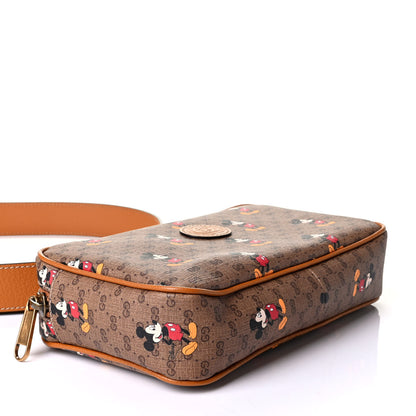 Gucci X DISNEY Mini Vintage GG Supreme Monogram Mickey Mouse Small Belt Bag 90 36 Beige Vintage Sun Oil 4 of 5