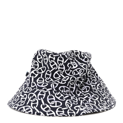 Hermes Jersey Naoussa Harper Bucket Hat 56 Bleu Noir 1 of 7