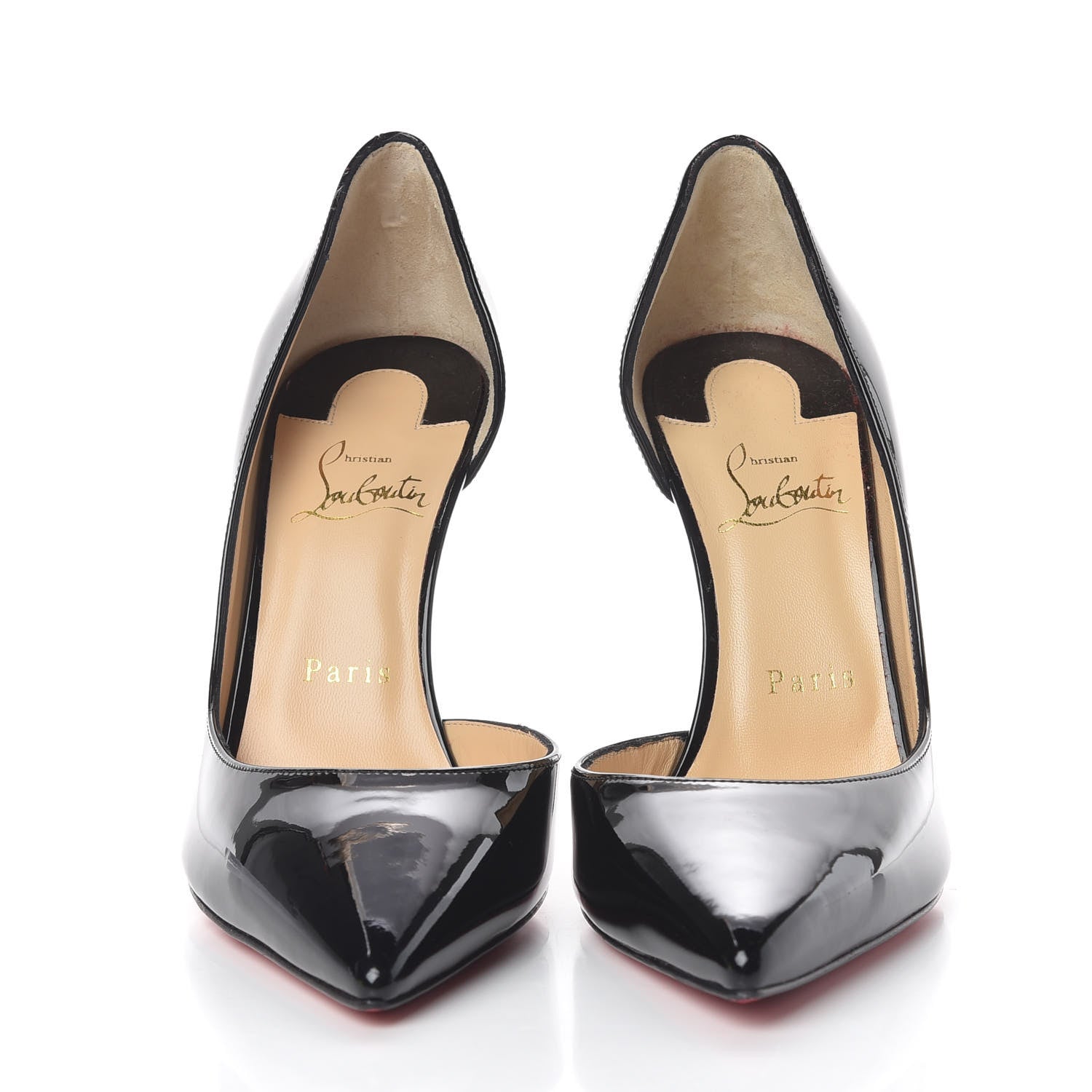 Christian Louboutin Patent Iriza 100 Pumps 38 Black 3 of 11