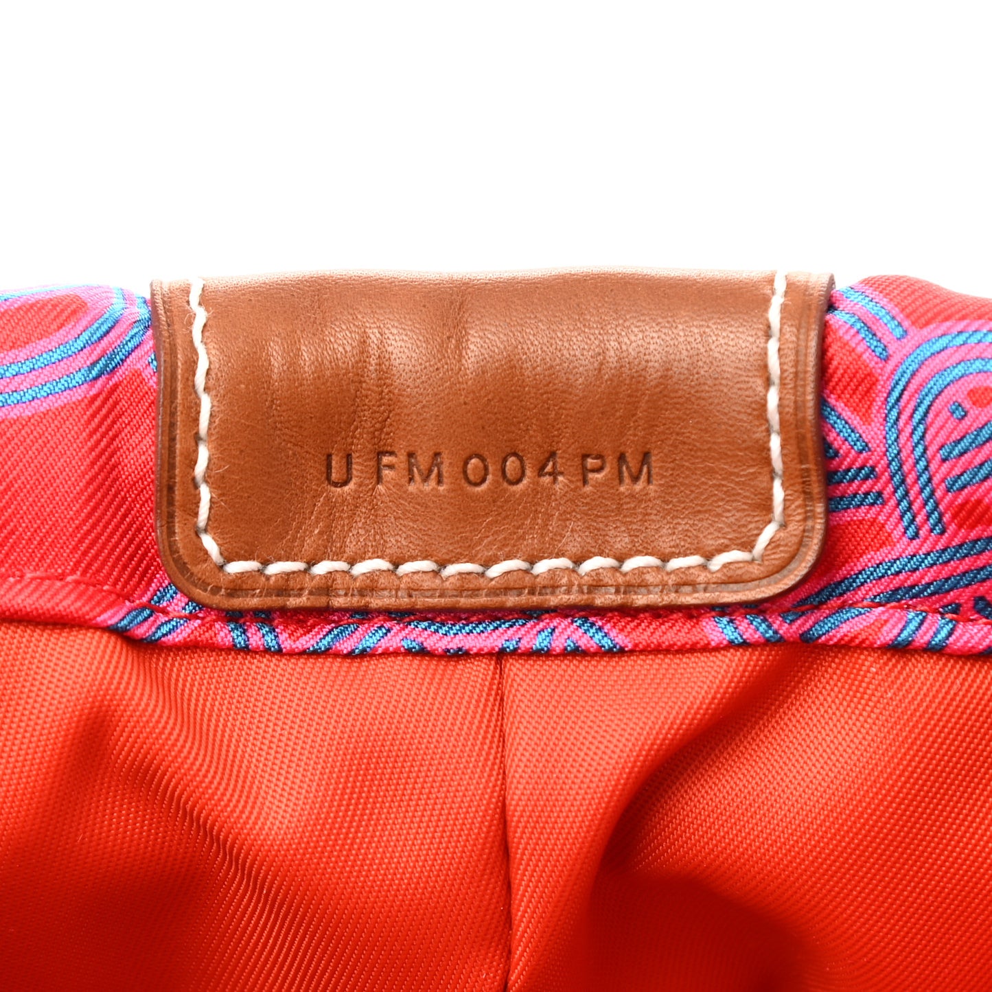 Silk Barenia Noeud Marin Fourbi 20 PM Pouch Rouge de Coeur Fauve