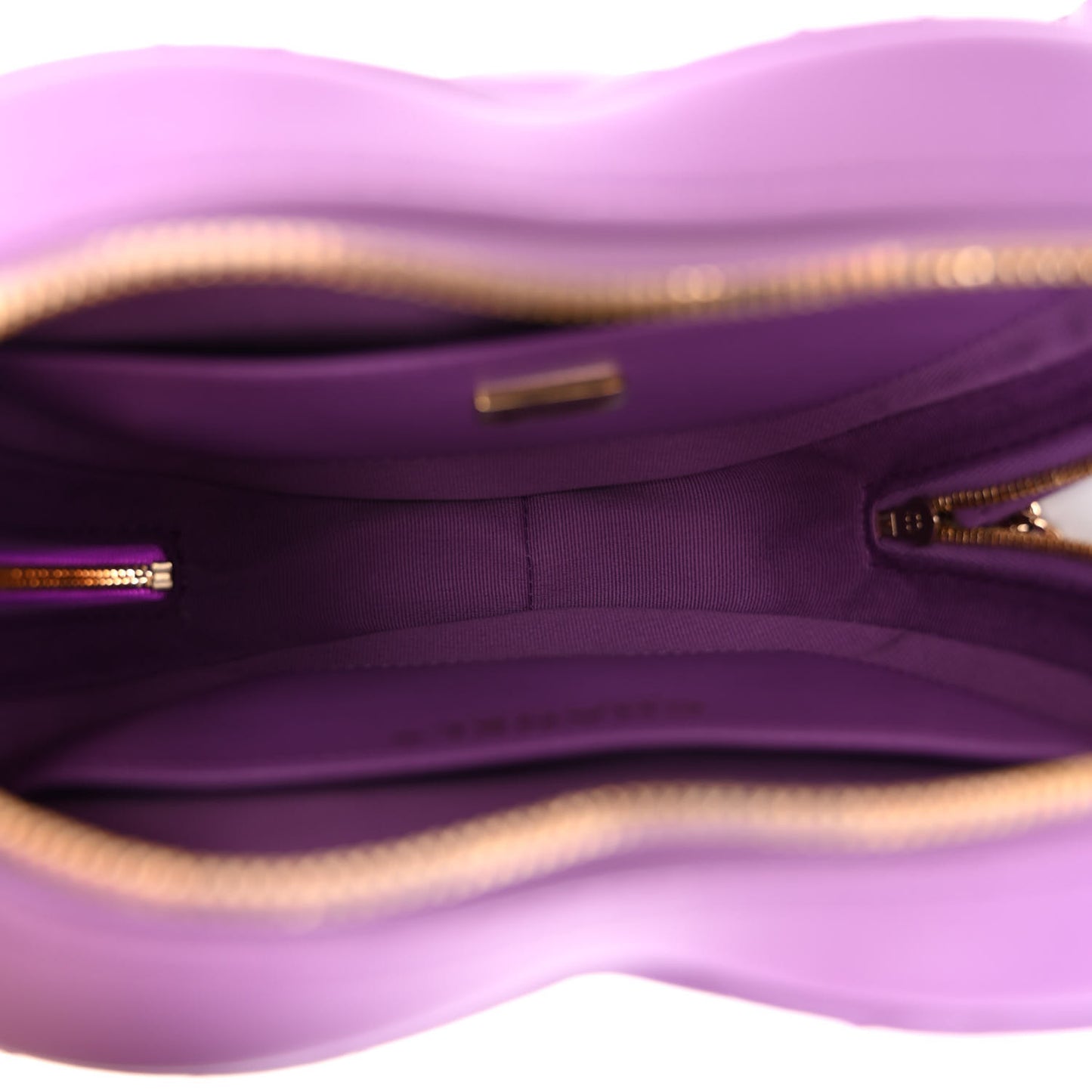 Lambskin Quilted CC In Love Heart Bag Purple