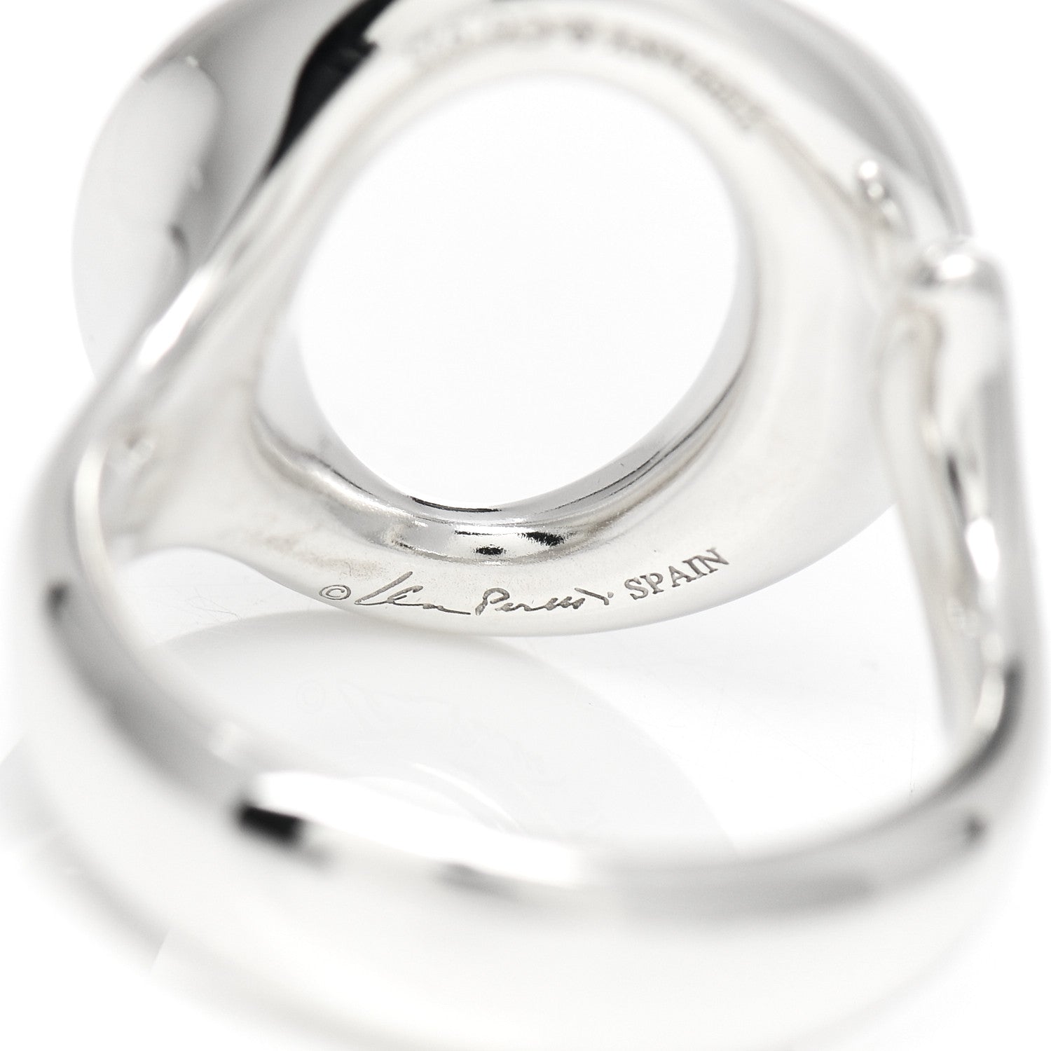 Tiffany Sterling Silver Elsa Peretti Sevillana Ring 54 7 6 of 8