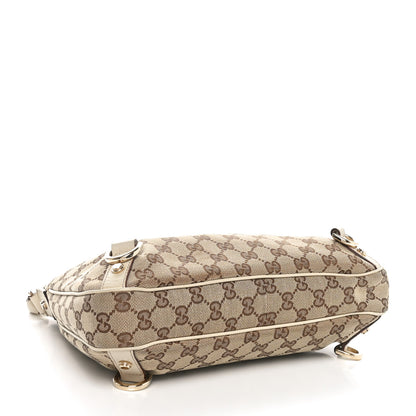 Gucci Monogram Medium Abbey D Ring Hobo Off White 4 of 11