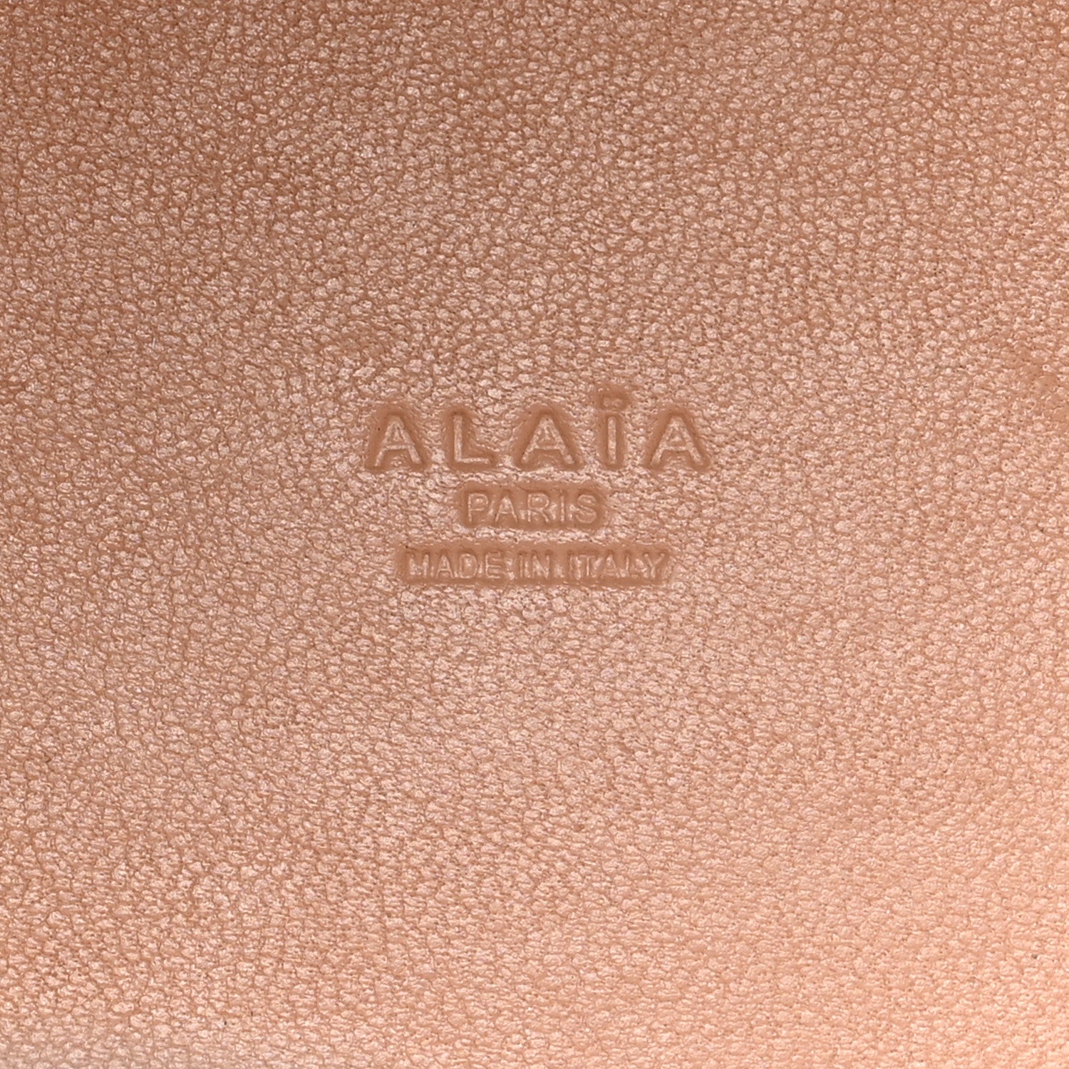 Alaia Calfskin Chain Bag Black 6 of 11