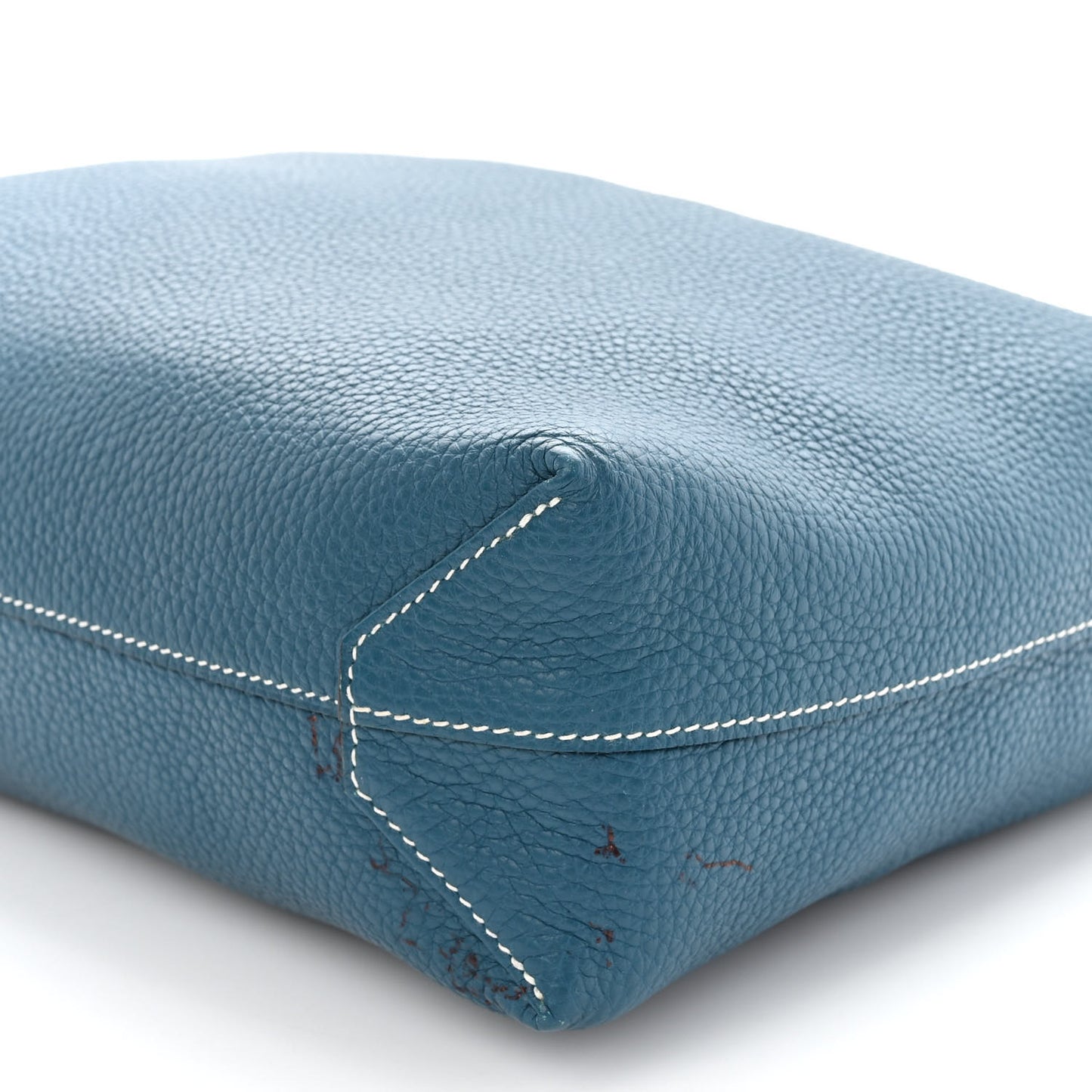 Taurillon Clemence Double Sens 36 Reversible Tote Bleu Sapphire Izmir