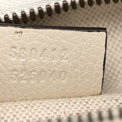 Gucci Grained Calfskin Logo Belt Bag White 7 of 10