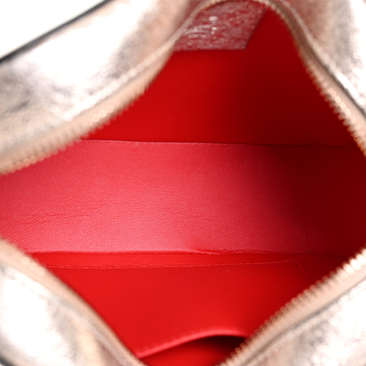 Metallic Crinkled Nappa Mini Rubylou Platine