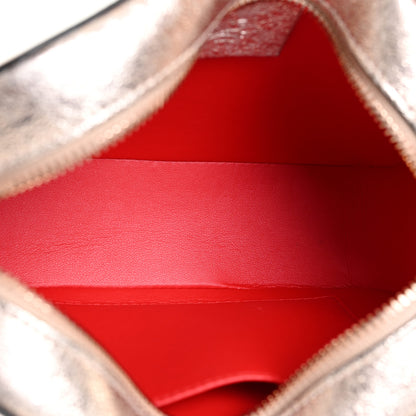 Christian Louboutin Metallic Crinkled Nappa Mini Rubylou Platine 4 of 8