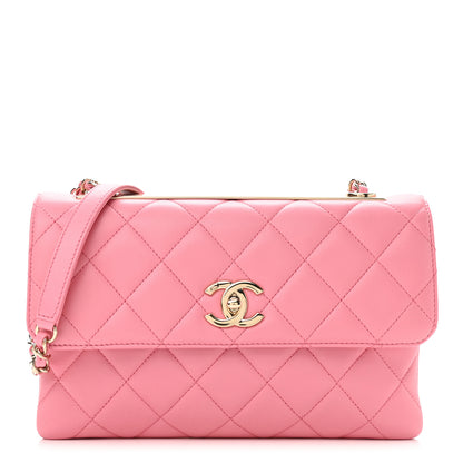 Chanel Lambskin Quilted Medium Trendy CC Flap Pink 1 of 10