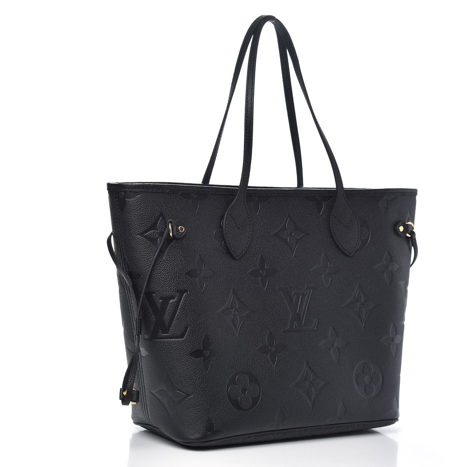 Louis Vuitton Empreinte Monogram Giant Neverfull MM Black 3 of 10