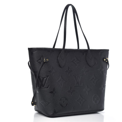 Louis Vuitton Empreinte Monogram Giant Neverfull MM Black 3 of 10