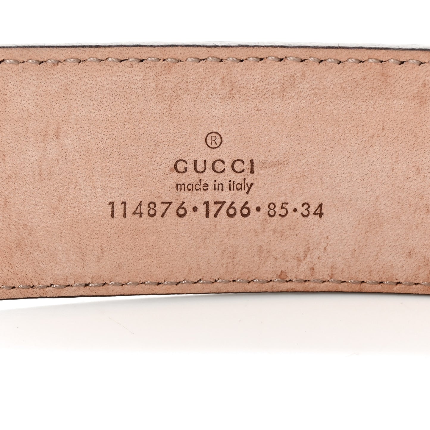 Monogram Interlocking G Belt 85 34 Dark Brown