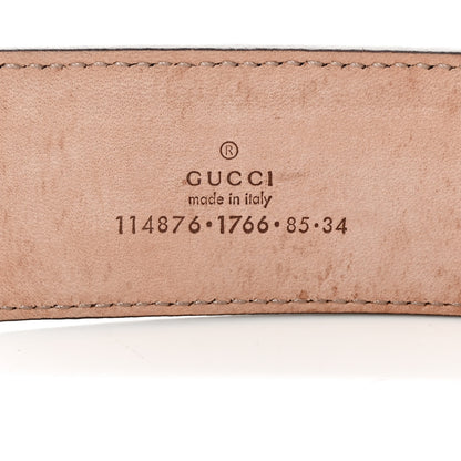 Gucci Monogram Interlocking G Belt 85 34 Dark Brown 5 of 11