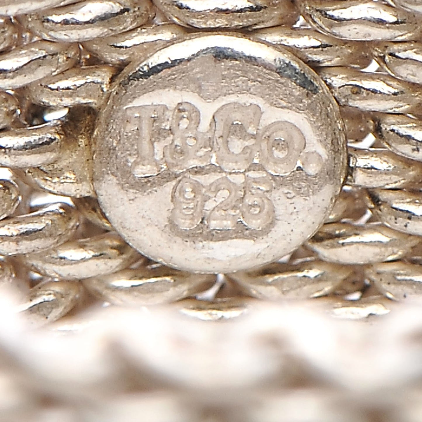 Sterling Silver Mesh Somerset Ring 57 8