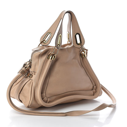 Chloe Calfskin Medium Paraty Biscotti Beige 3 of 9
