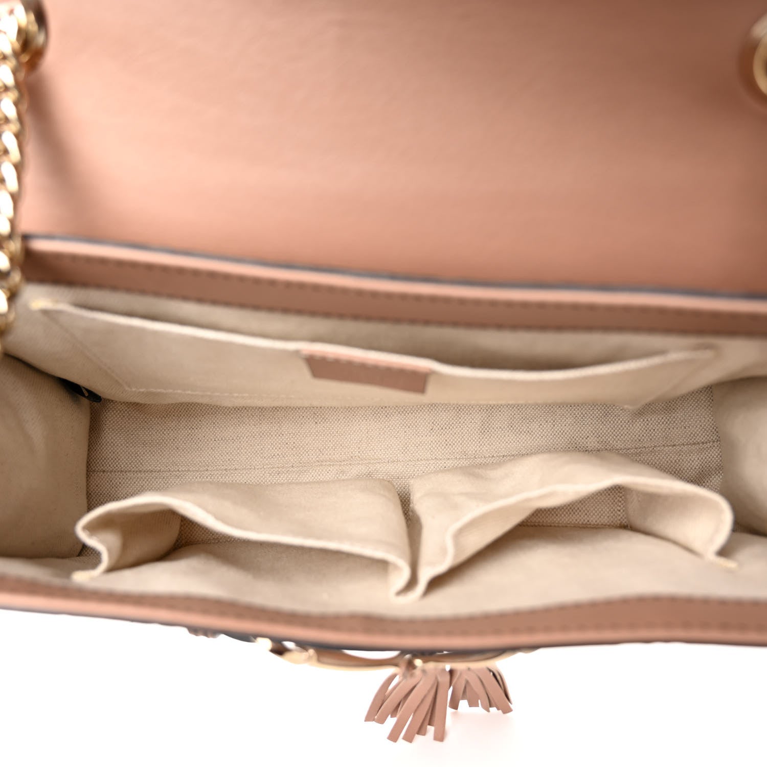 Gucci Guccissima Medium Emily Chain Shoulder Bag Camelia 5 of 12