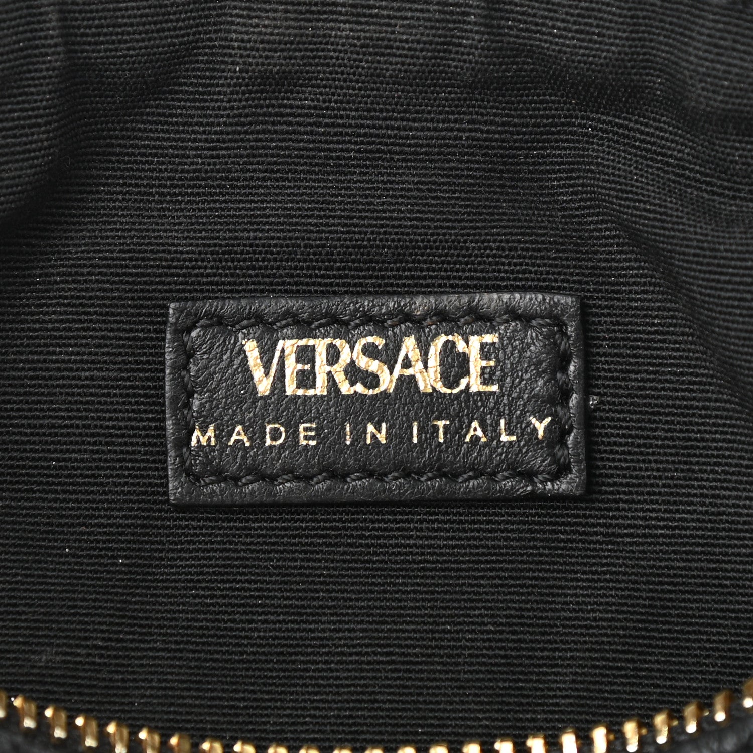 Versace Nappa Quilted Medusa Pouch Black 6 of 7