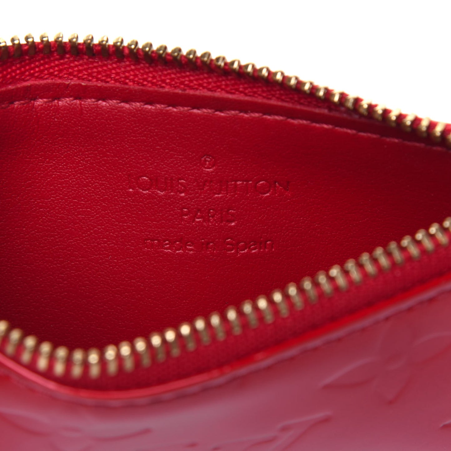 Vernis Key Pouch Rouge