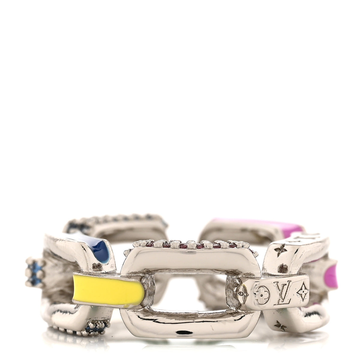 Louis Vuitton Paradise Chain Ring Medium 55 7.25 3 of 8