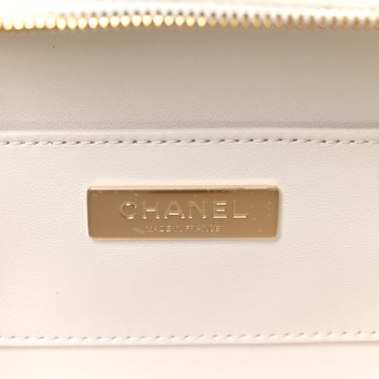 Chanel Lambskin Quilted Coco Click Bag White 8 of 12