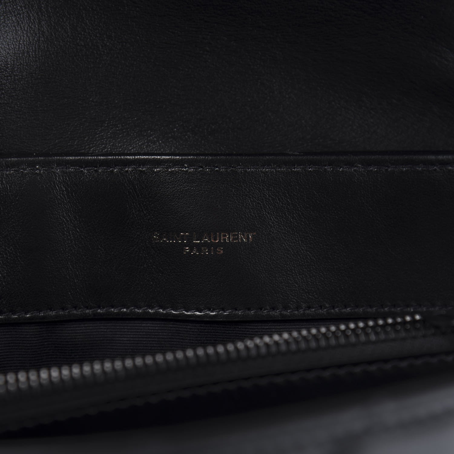 Saint Laurent Calfskin Y Quilted Monogram Medium Loulou Chain Satchel Black 7 of 12
