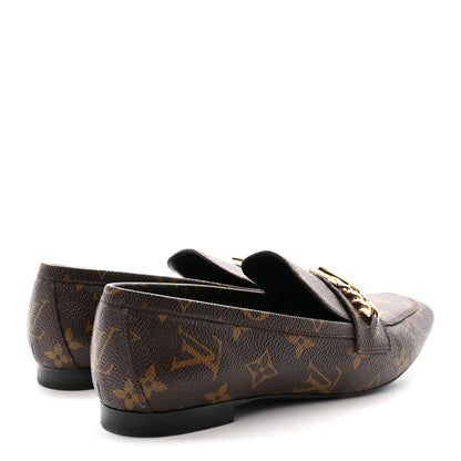 Louis Vuitton Monogram Upper Case Flat Loafer 38.5 5 of 9