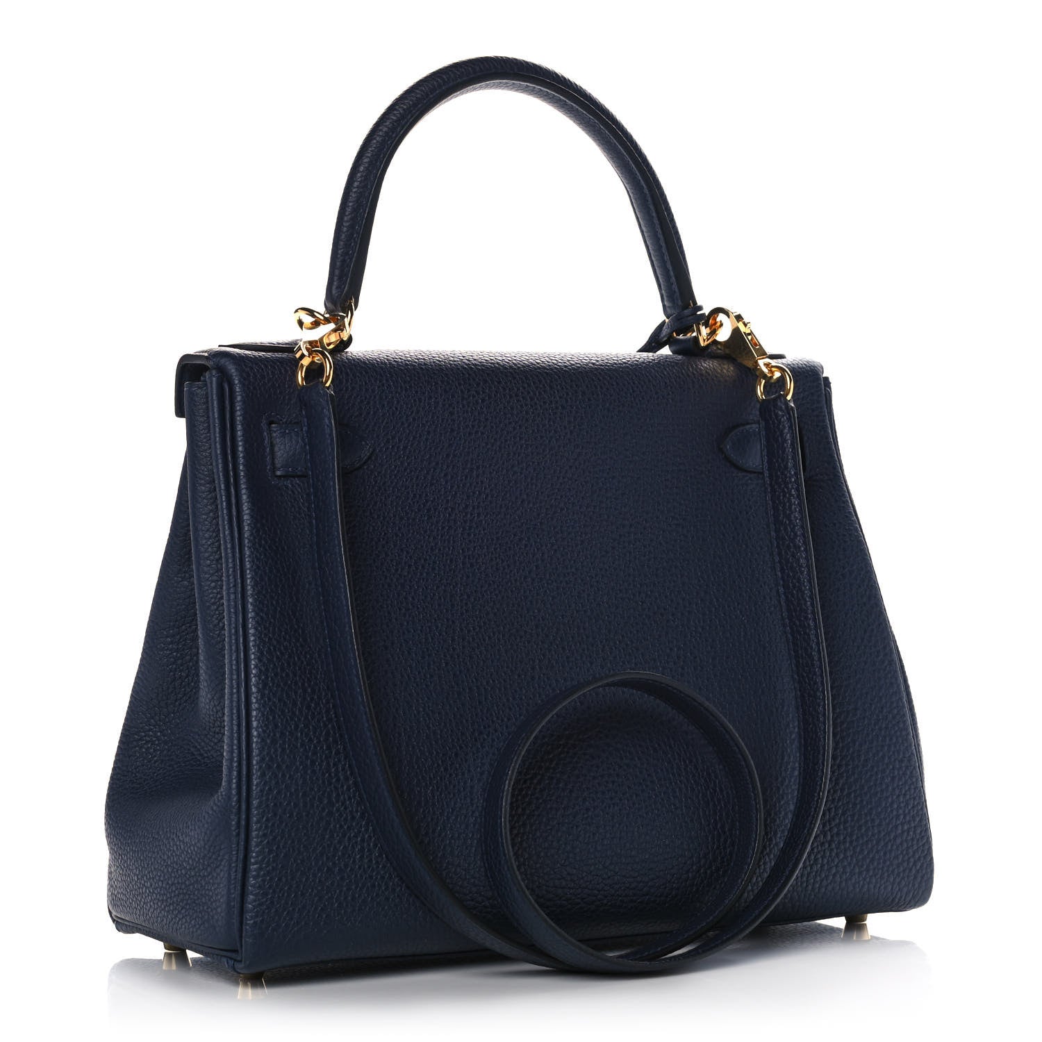 Hermes Togo Kelly Retourne 28 Bleu Nuit 3 of 39