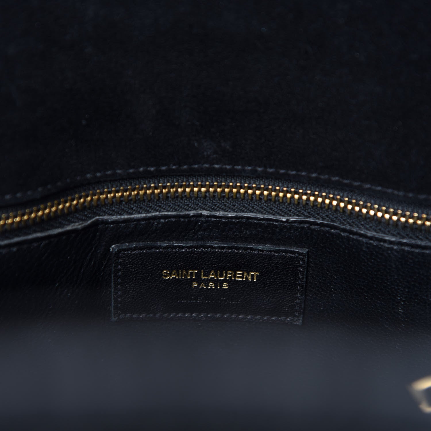 Saint Laurent Suede Fringe Small Sac De Jour Black 15 of 17