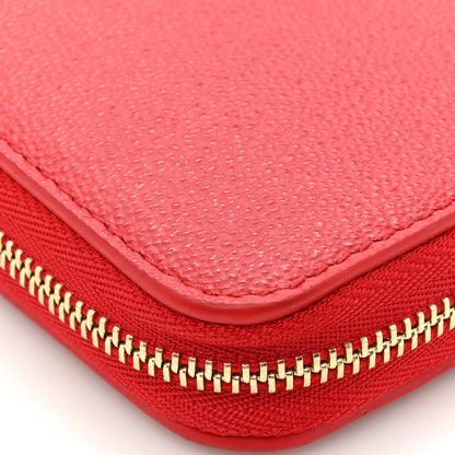 Burberry Soft Grain Elmore Zip Around Wallet Red 16 of 16
