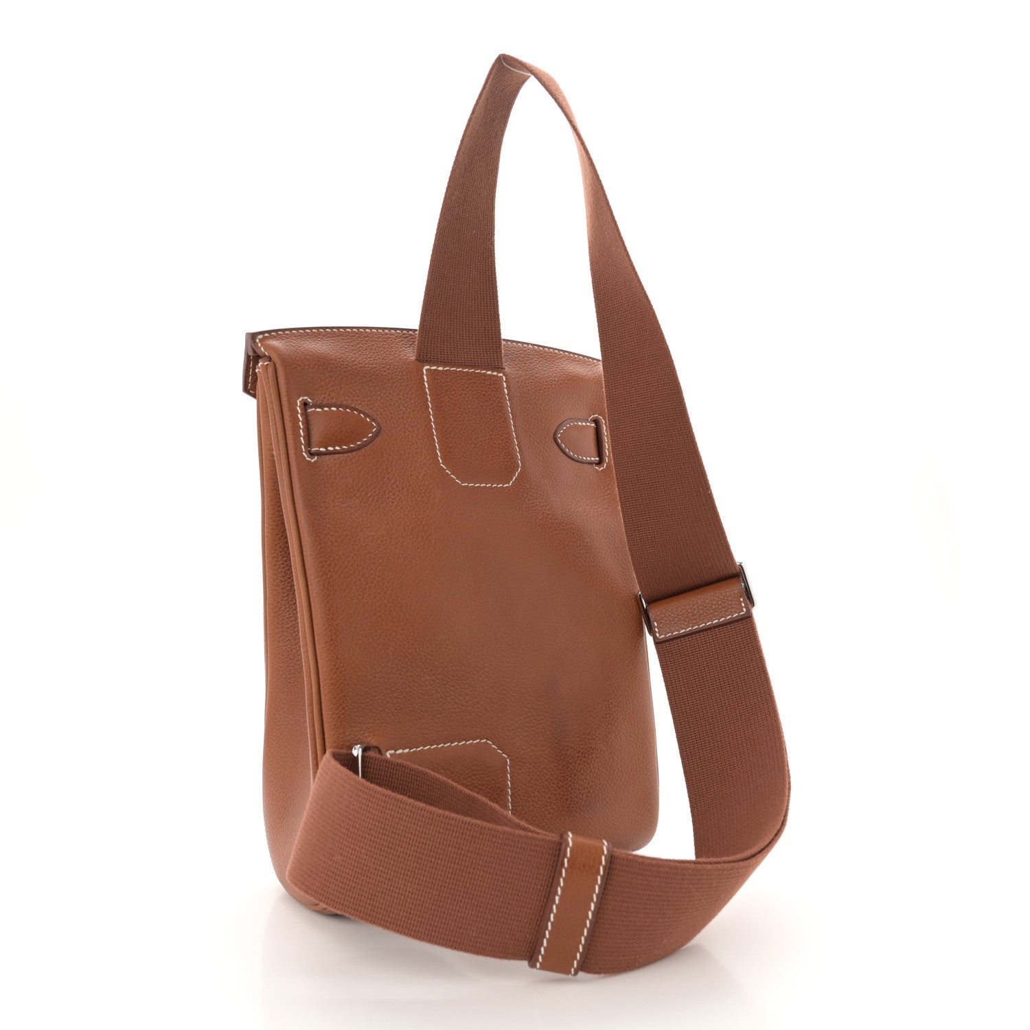 Hermes Natural Barenia Faubourg Hac A Dos PM Backpack Fauve 3 of 13