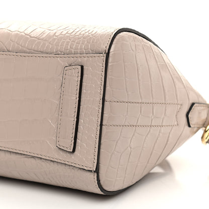 Givenchy Calfskin Crocodile Embossed Mini Antigona Dune 10 of 10