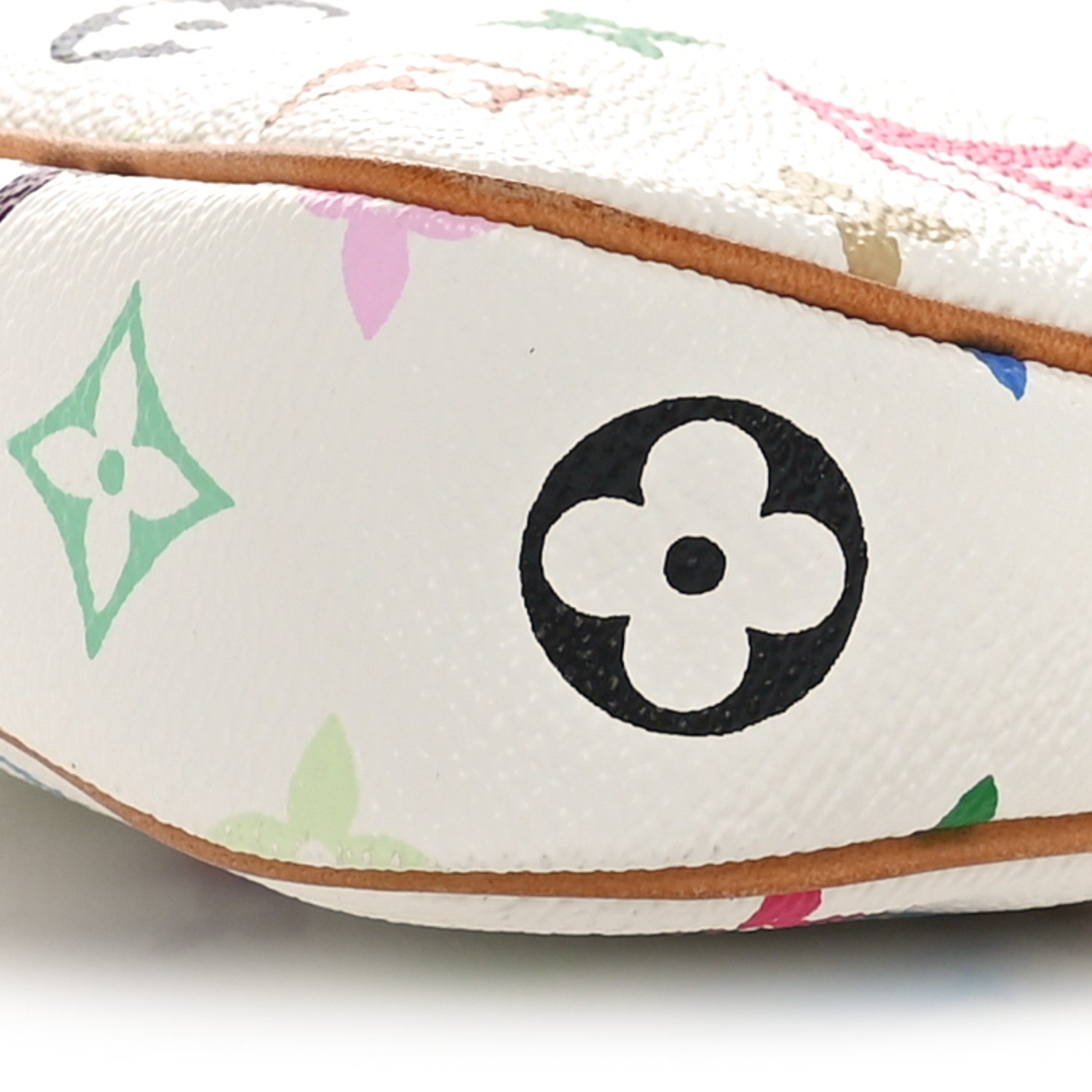 Louis Vuitton Monogram Multicolor Pochette Accessories White 11 of 12
