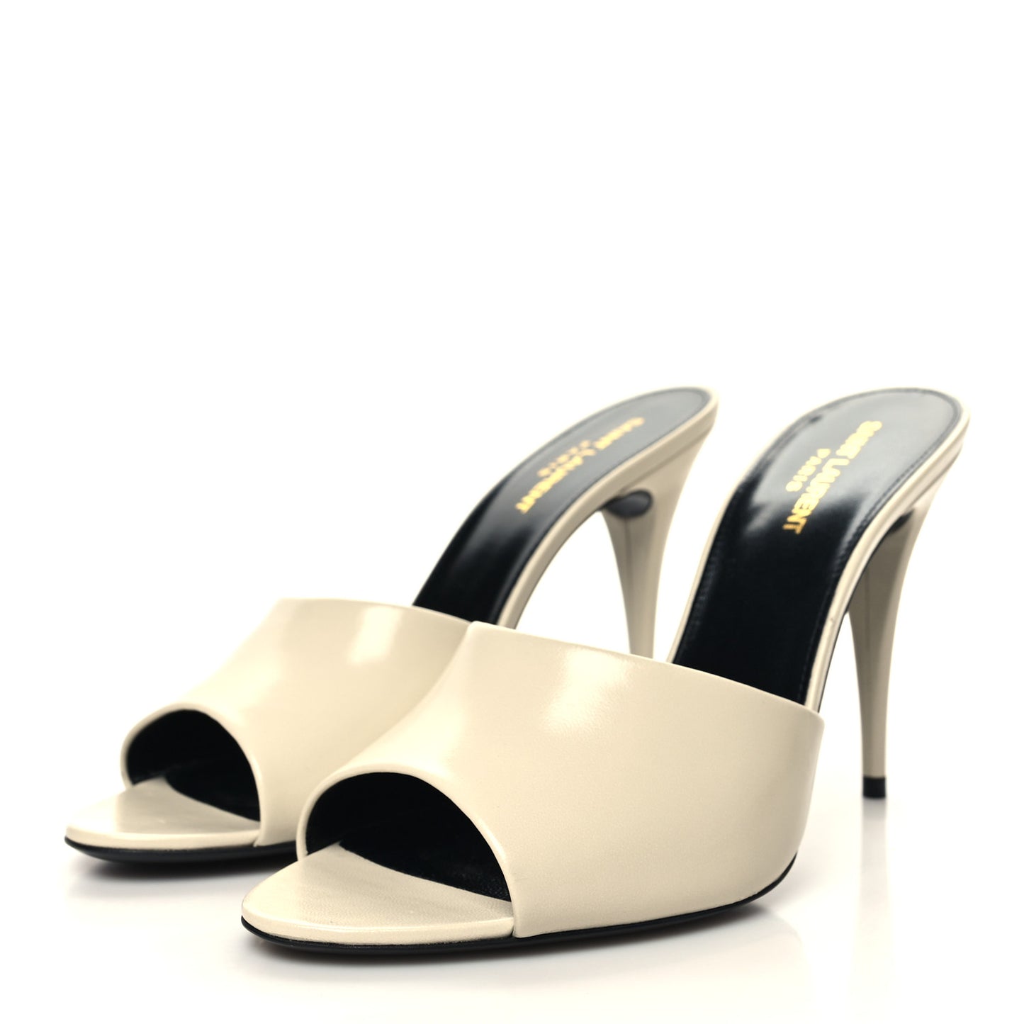 Calfskin New Belfagor 110mm Mules 41 Pearl
