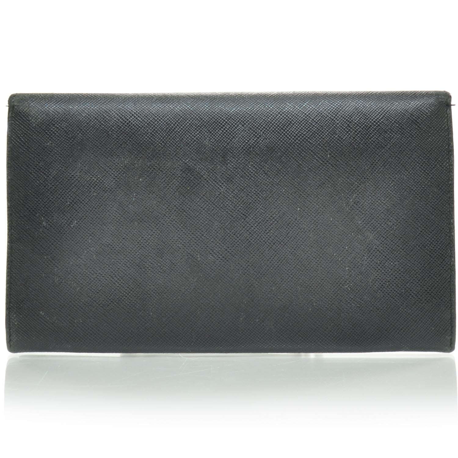 Prada Saffiano Wallet Nero Black 2 of 7