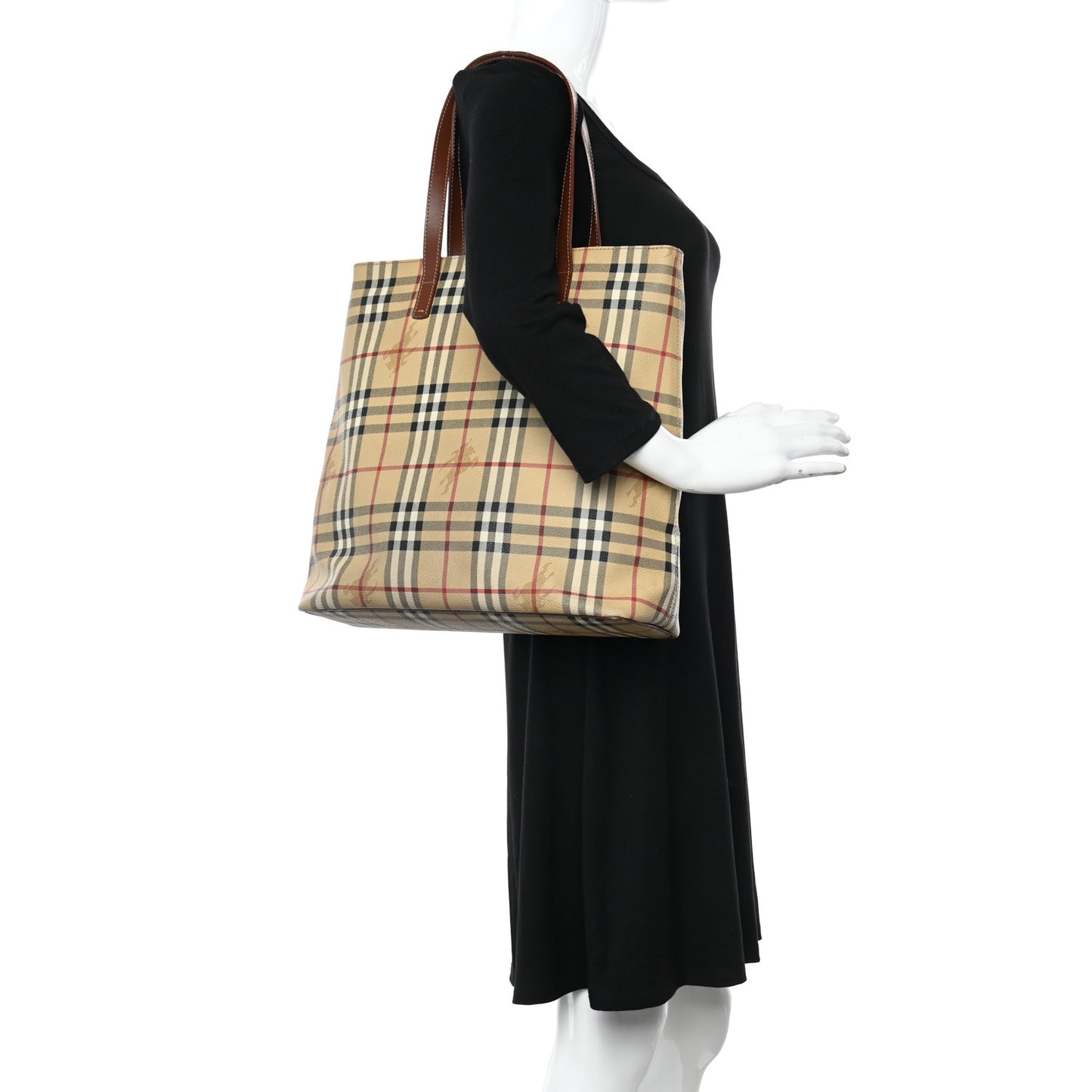Haymarket Check Tote Brown