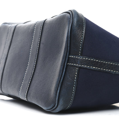 Hermes Toile Buffle Skipper Garden Party 30 TPM Bleu Marine Black 11 of 13