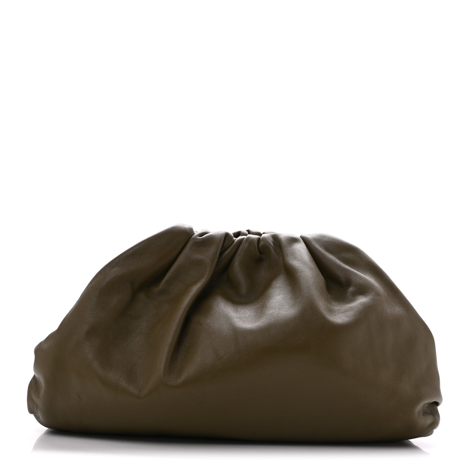 Bottega Veneta Smooth Butter Calf The Pouch Oversized Clutch Mustard 1 of 11