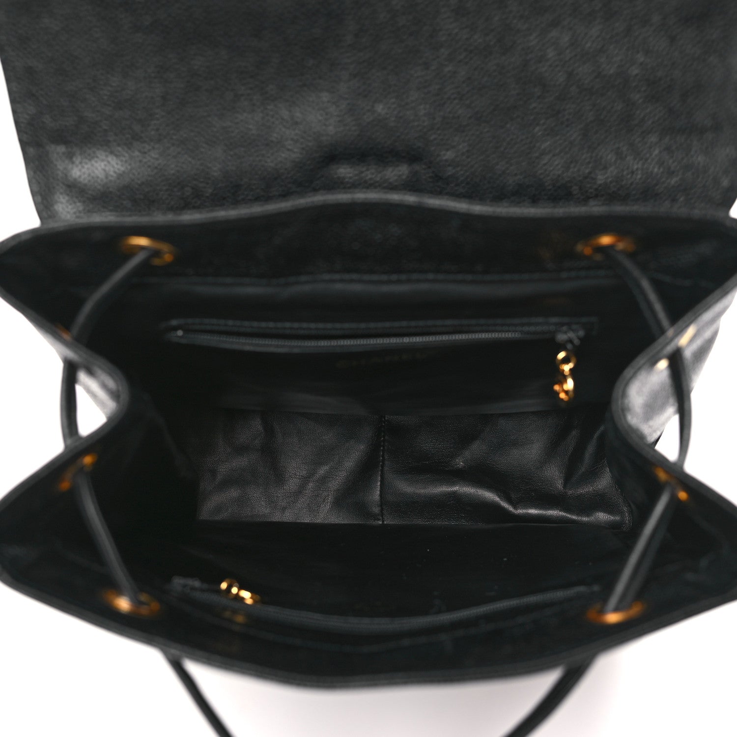 Chanel Caviar CC Backpack Black 5 of 8