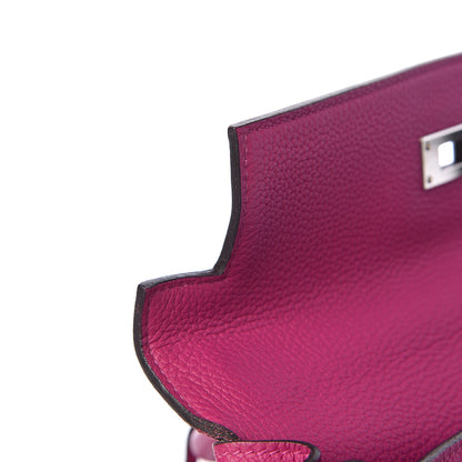 Hermes Togo Kelly Retourne 28 Rose Pourpre 45 of 46