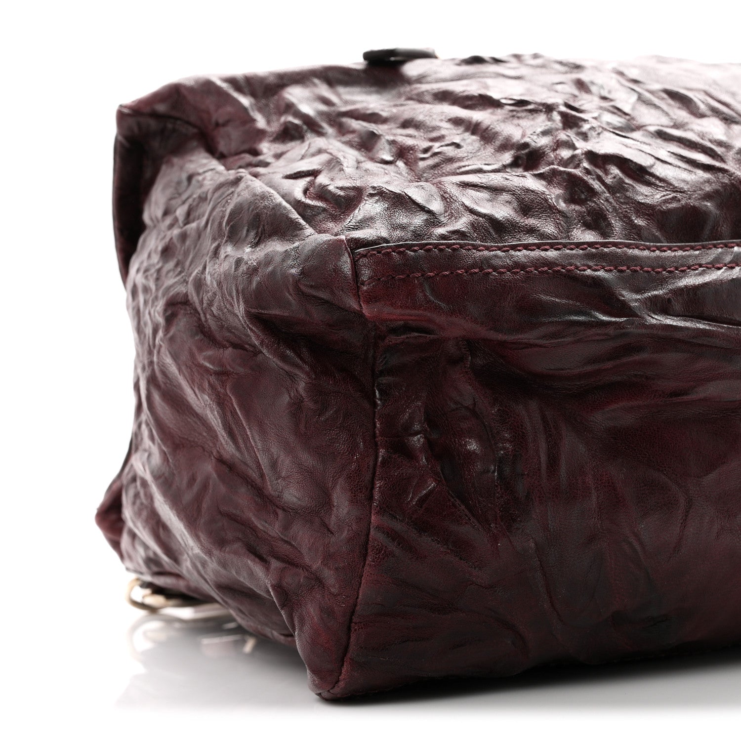 Givenchy Tumbled Sheepskin Medium Pandora Oxblood 9 of 10