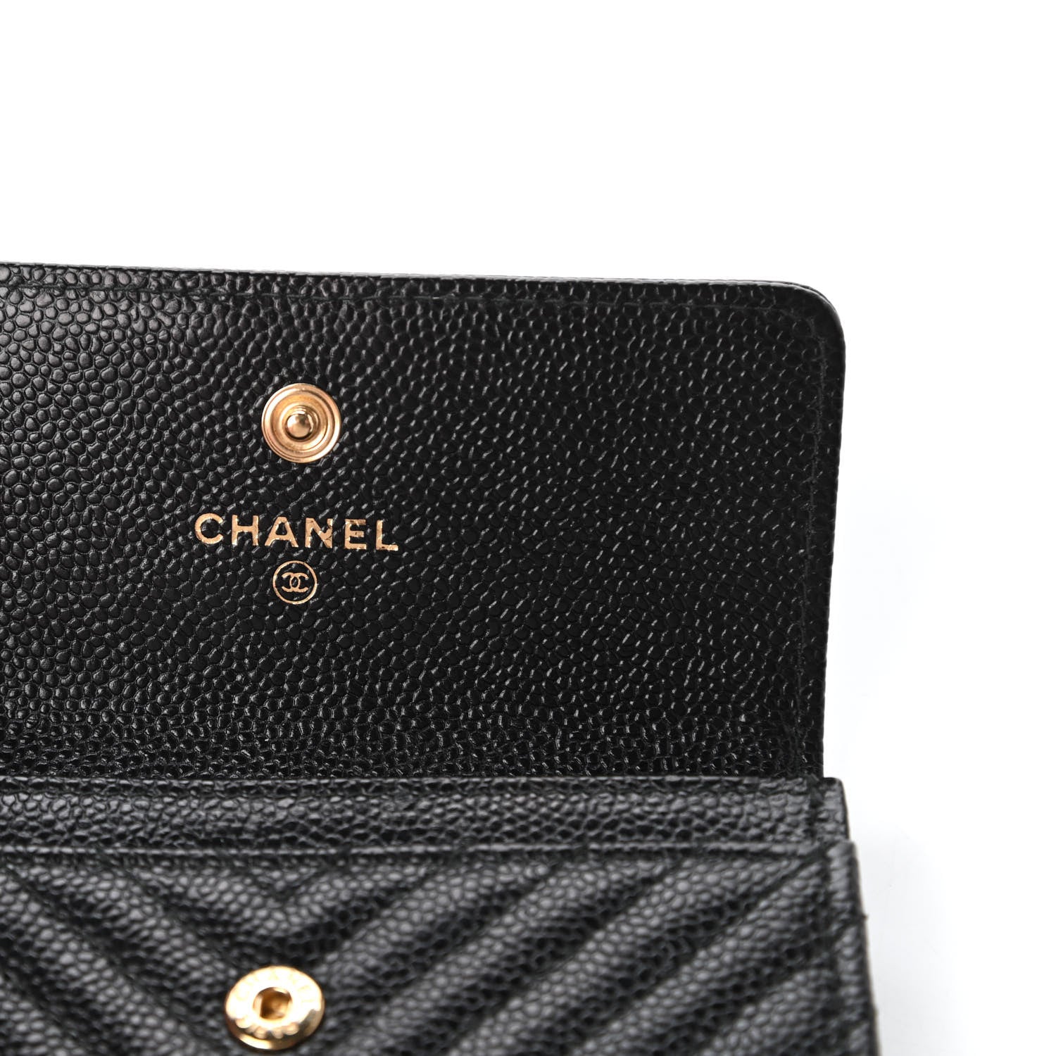 Chanel Caviar Quilted Boy Flap Card Holder Black 8 of 12
