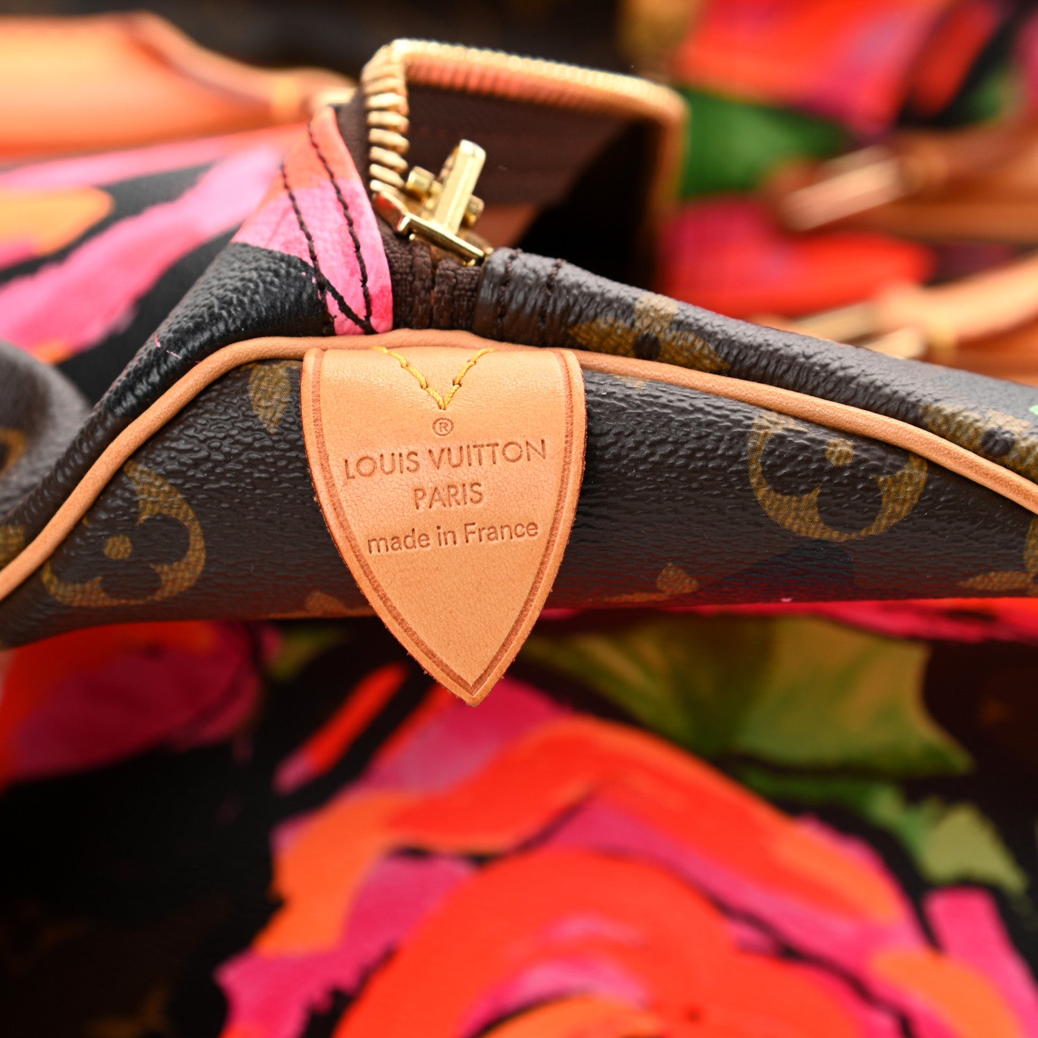 Louis Vuitton Monogram Roses Keepall 50 6 of 15