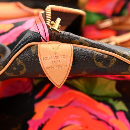 Louis Vuitton Monogram Roses Keepall 50 6 of 15