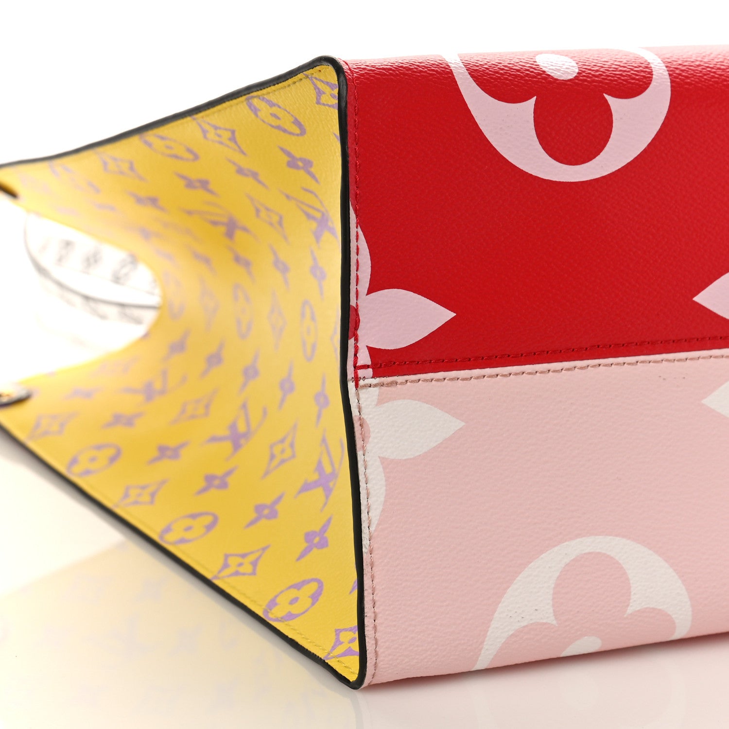 Louis Vuitton Monogram Giant Onthego GM Rouge Rose 7 of 8