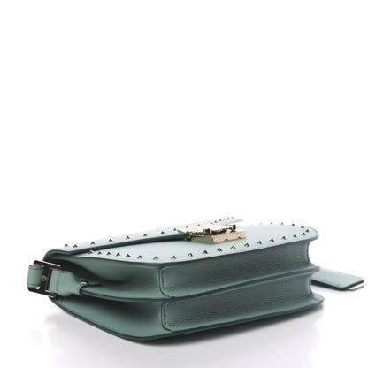 MCM Calfskin Studded Patricia Crossbody Bag Mint 4 of 11