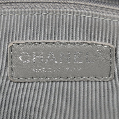 Chanel Washed Lambskin Quilted Maxi Chain Around Flap Navy Blue 6 of 11