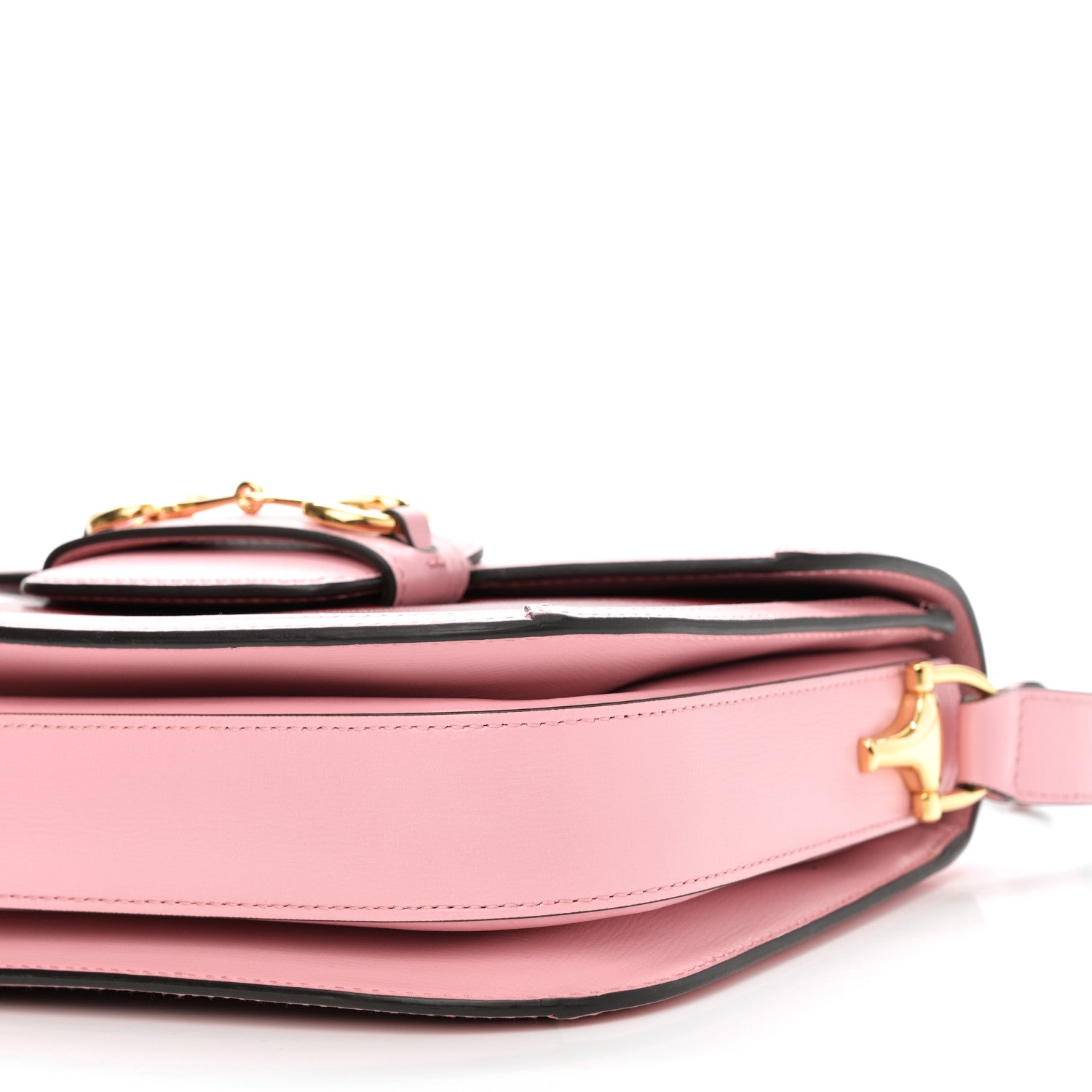 Gucci Azalea Calfskin Horsebit 1955 Shoulder Bag New Cherry Red Wild Rose 10 of 10