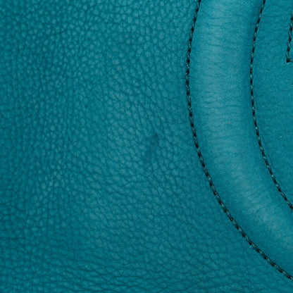 Gucci Vitello Range Medium Soho Chain Shoulder Bag Deep Cobalt 14 of 21