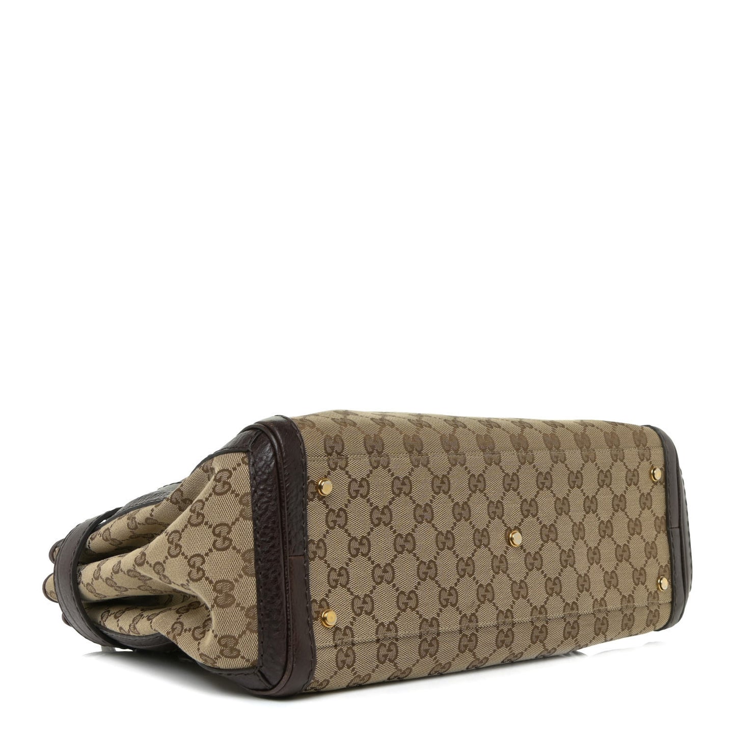 Monogram Medium GG Running Tote Dark Brown