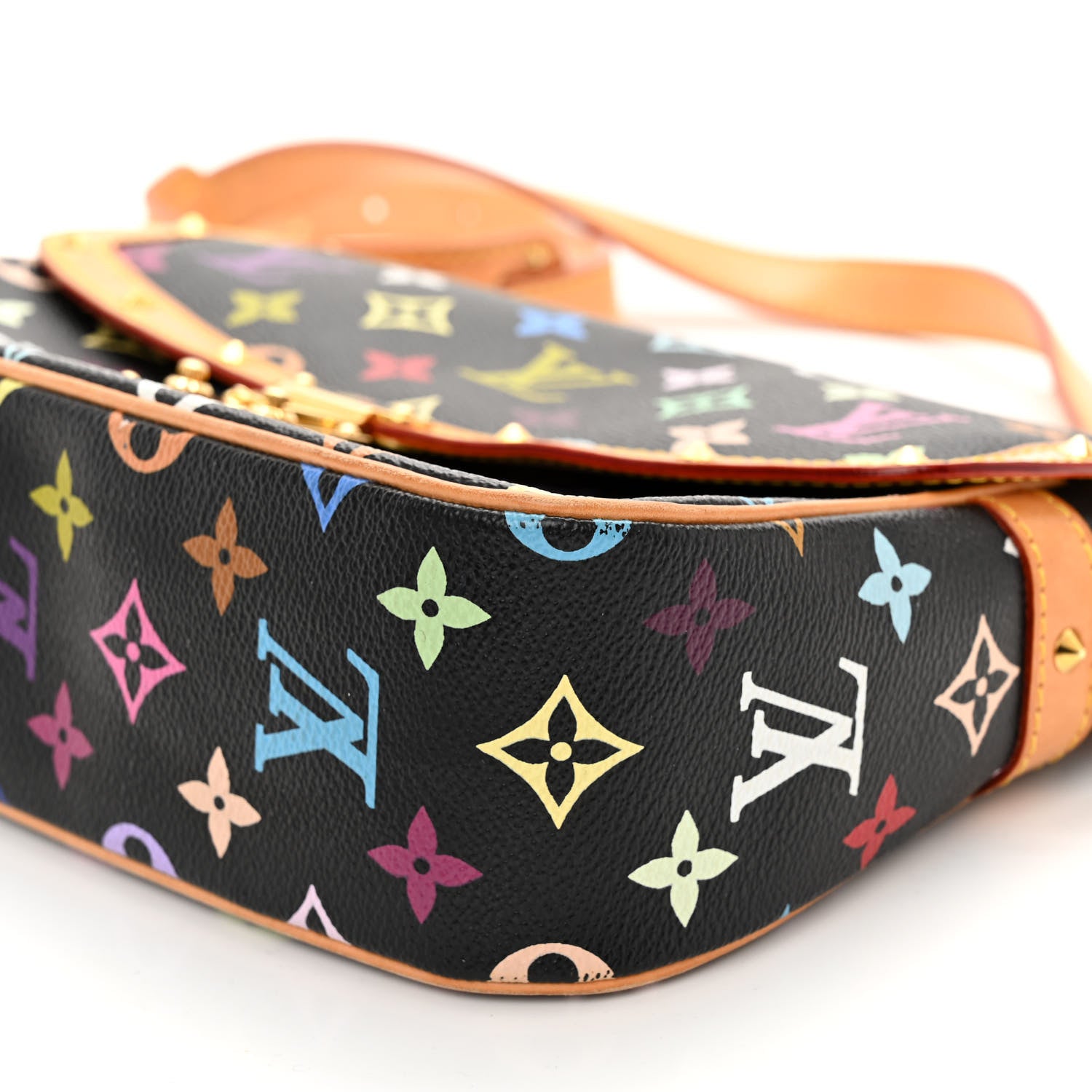 Louis Vuitton Monogram Multicolor Sologne Black 10 of 10